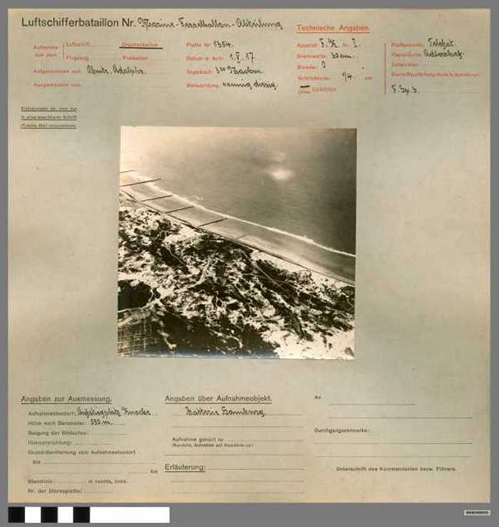 Batterie Hamburg (Duitse militaire luchtfoto-opname)