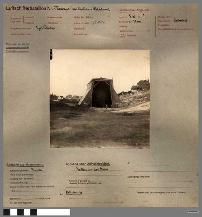 Ballon in der Halle. (Militaire foto)