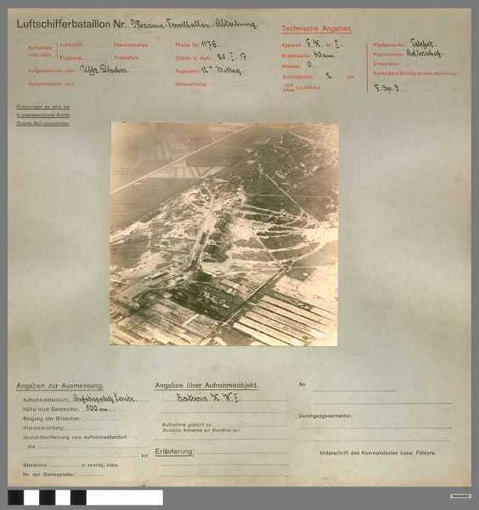 Batterie K.W.II(Militaire luchtopname)