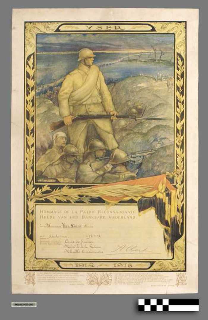 Hulde van het dankbare Vaderland - VAN STEENE Firmin