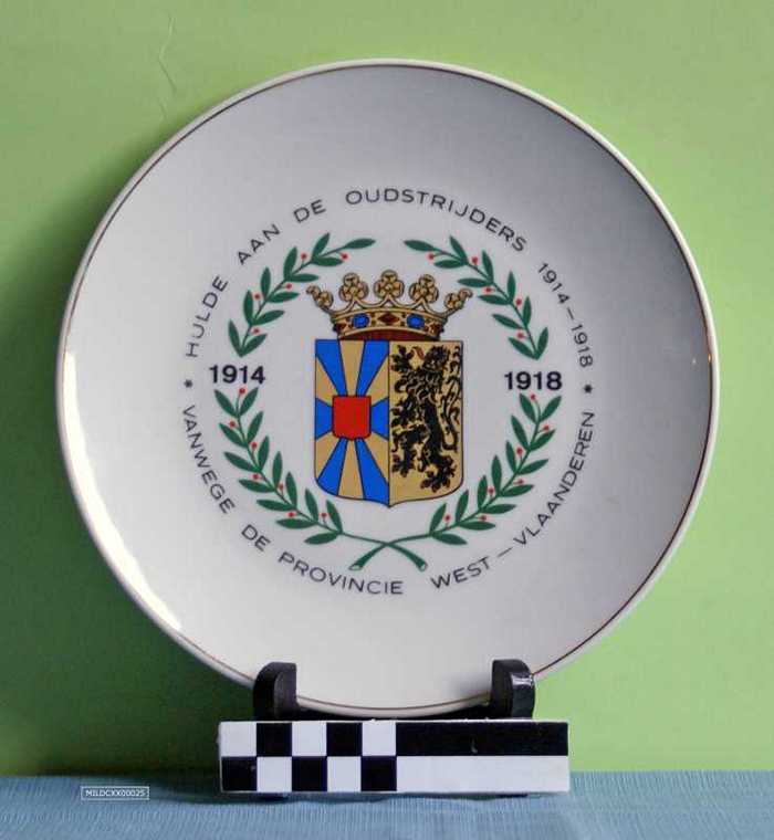 Sierbord: Hulde aan de oudstrijders - 1914-1918