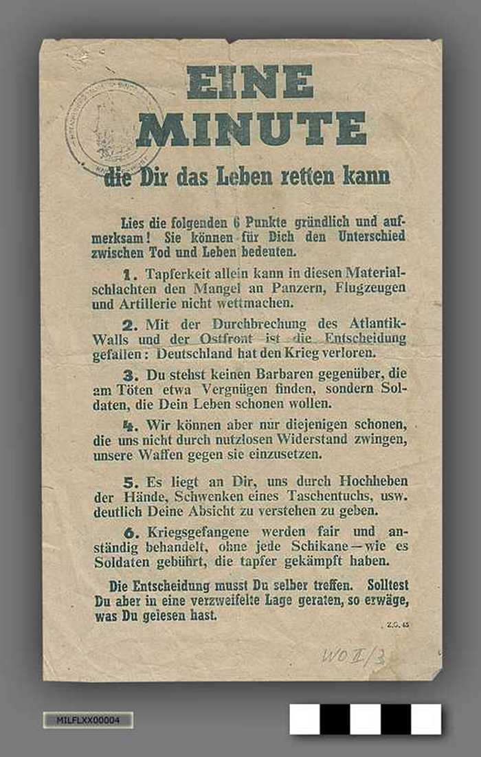 Eine Minute die Dir das Leben retten kann | Die nüchtere Wahrheit über Kriegsgefangenschaft