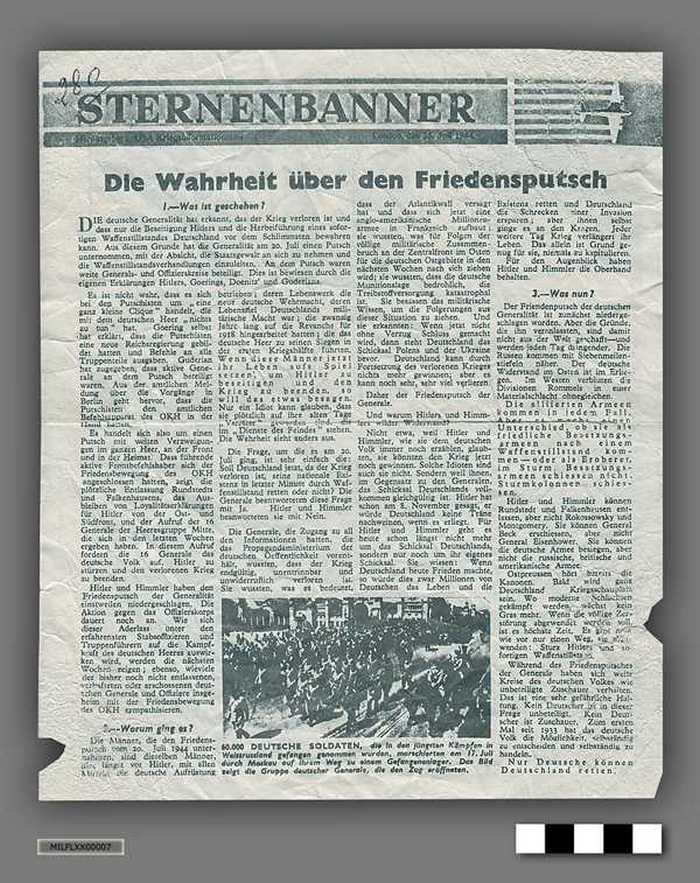 Sternenbanner Die Wahrheit über den Friedensputch | Drei landfronten am 26 juli