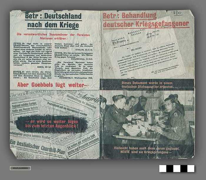 Behandlung deutscher Kriegsgefangener - in Amerikanischen und Englischen Lagern