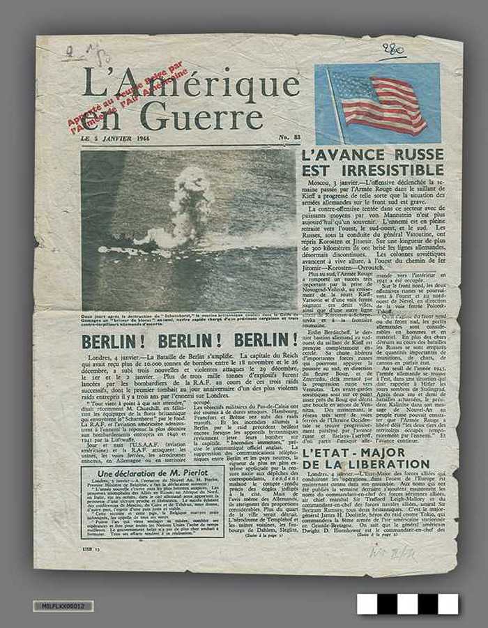L'Amerique en Guerre - Apporté au peuple Belge par l'armée de l'Air Américaine - N° 83
