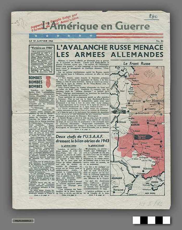 L'Amerique en Guerre - Apporté au peuple Belge par l'armée de l'Air Américaine - N° 84
