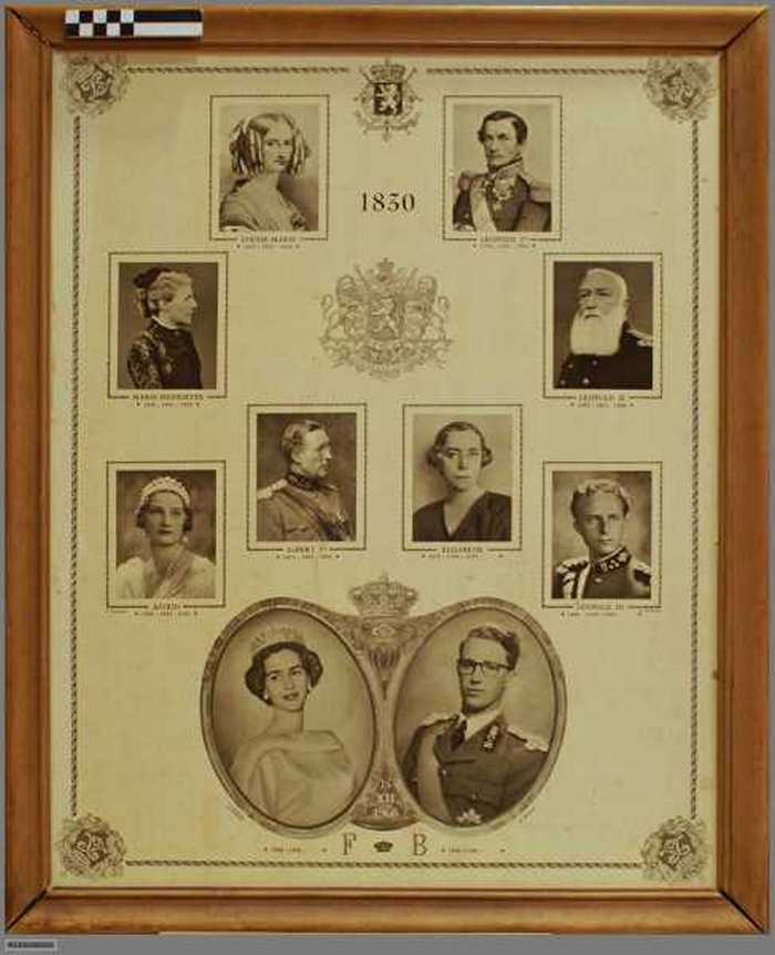 Belgisch koningshuis anno 1960.