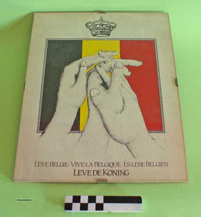 Leve België-Vive La Belgique-Es lebe Belgien Leve de Koning