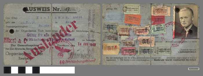 Ausweis Nr.17 van Houtteman André