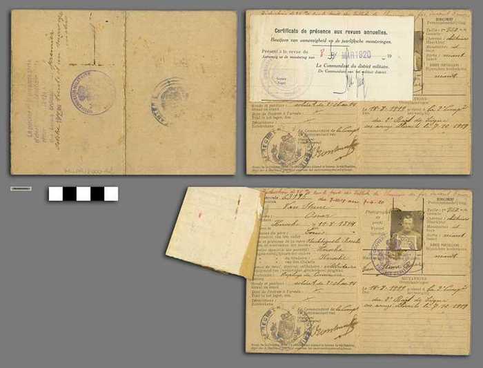 Militair paspoort - Van Steene Oscar - Knocke