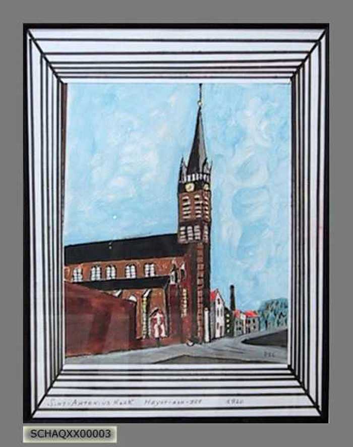 Sint - Antoniuskerk Heyst Aan  Zee, 1920.