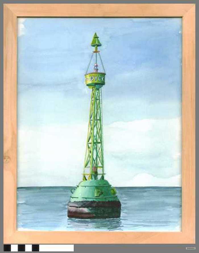 Vuurtoren Oost-Dijk - Stuurboordboei