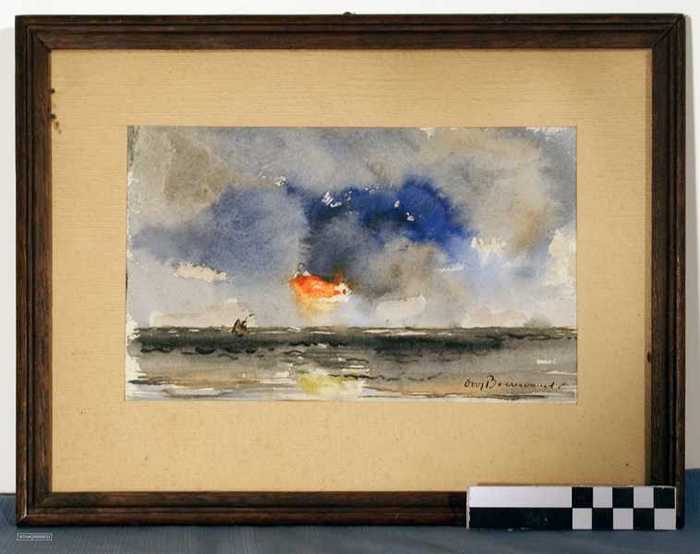 Zonsondergang ter hoogte van de Lekkerbek (Knokke)