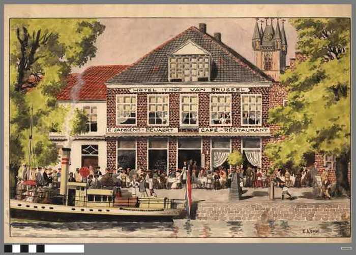 Hotel t Hof van Brussel te Sluis