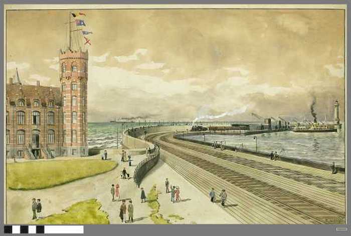 Zeebrugge haven, môle