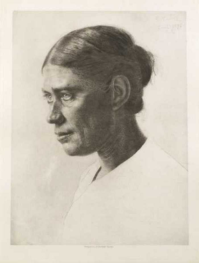 Aus Belgien, Studien-Blätter von K. Mediz - Prachtig vrouwenhoofd