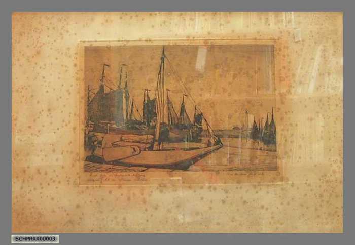 Vissersboten in de haven van Zeebrugge.