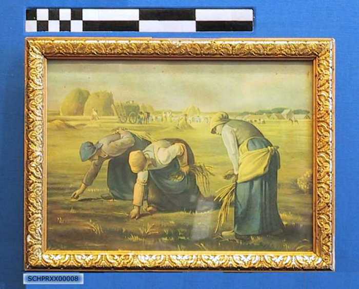 Vrouwen op het veld, naar `Les Glaneuses van J.F. Millet.