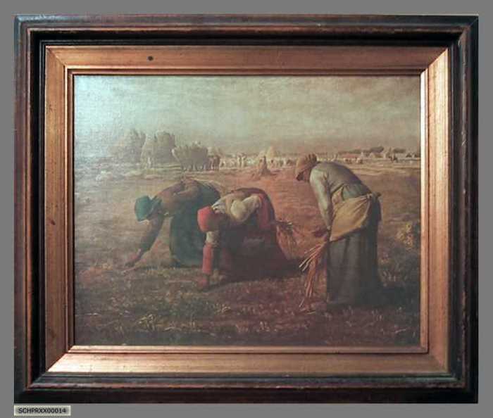 De stroverzamelaarsters, naar `Les Glaneuses van J.F. Millet.