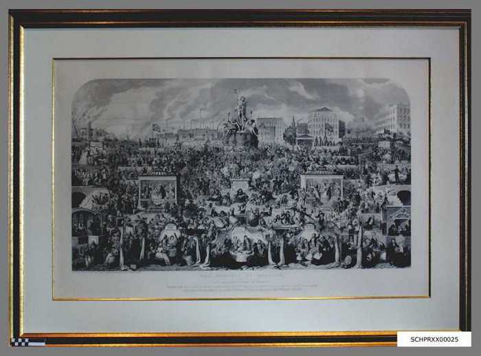 The worship of Bachhus or the drinking costums of society