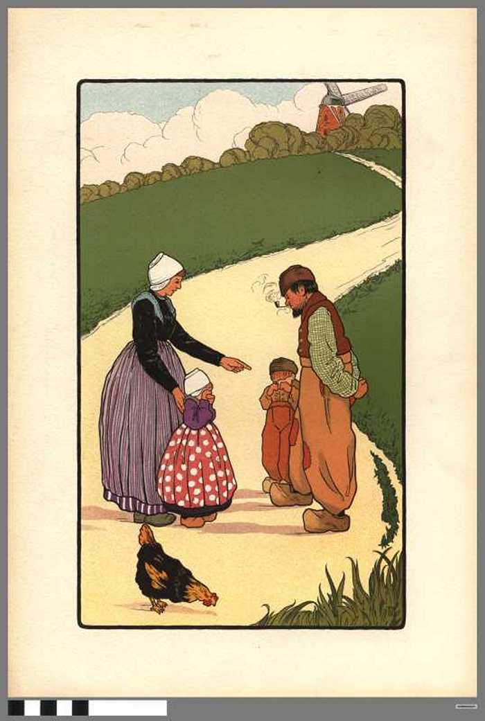 Prent volgens Cassiers - Gezin, Nr. 282/2.