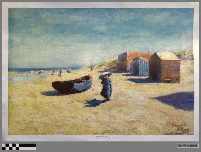 La Plage de Heyst, 1886