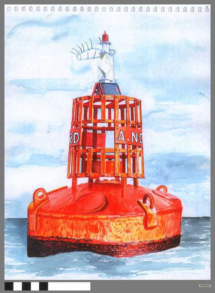 Vuurtoren A.Noord - Bakboordboei