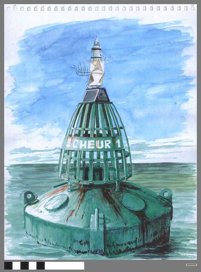 Vuurtoren Scheur 1 - Stuurboordboei