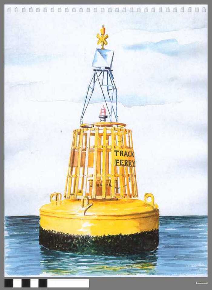 Vuurtoren Track Ferry - Bijzonder markeringsboei