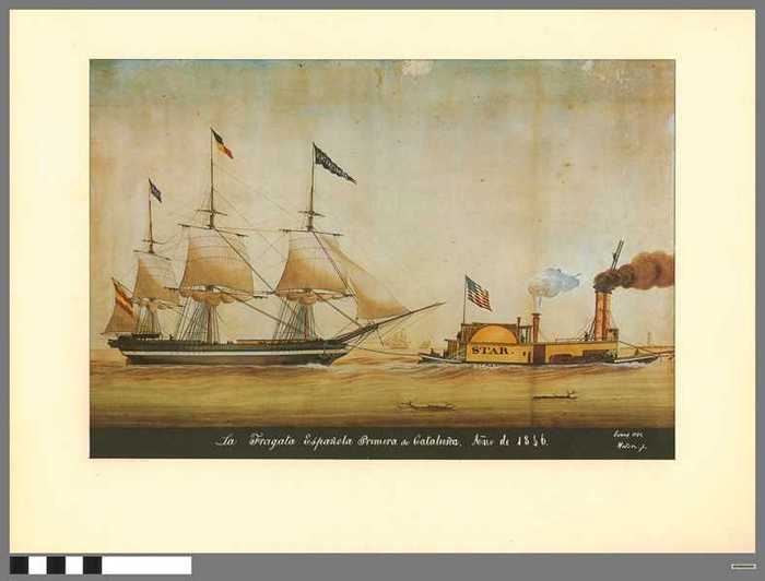 La Fragata Espanola Primera de Cataluna - anno 1846