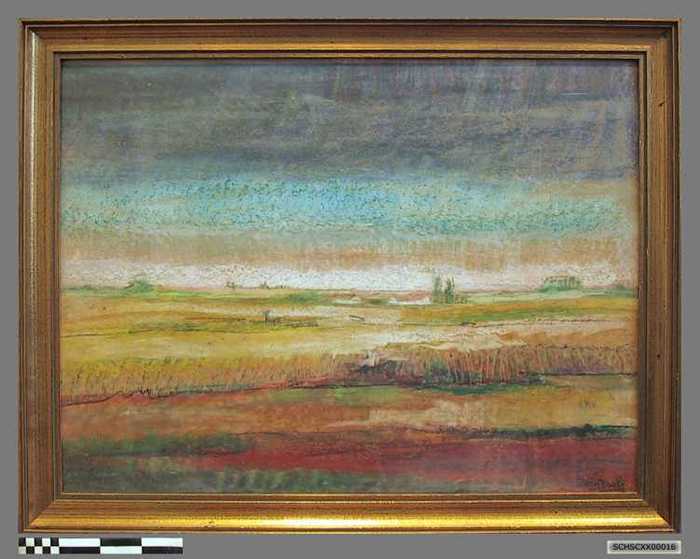 Veldzicht met hoeven.