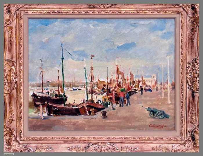 Zeebrugge haven met kar