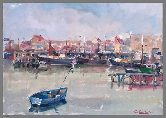 Zeebrugge haven met boten