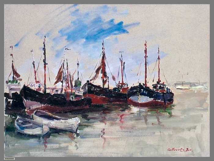 Zeebrugge met havengebouw