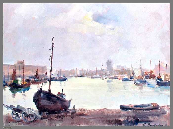 Zeebrugge haven met boten