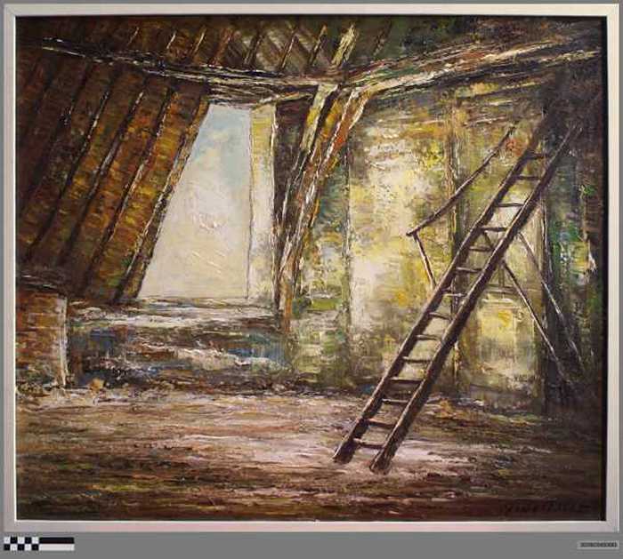 Zolder met ladder