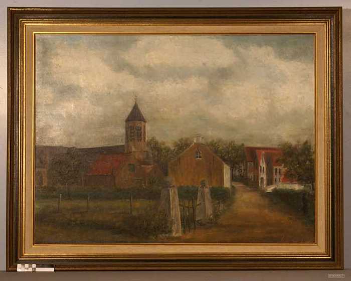 Zicht op de Sint Margharetakerk te Knokke