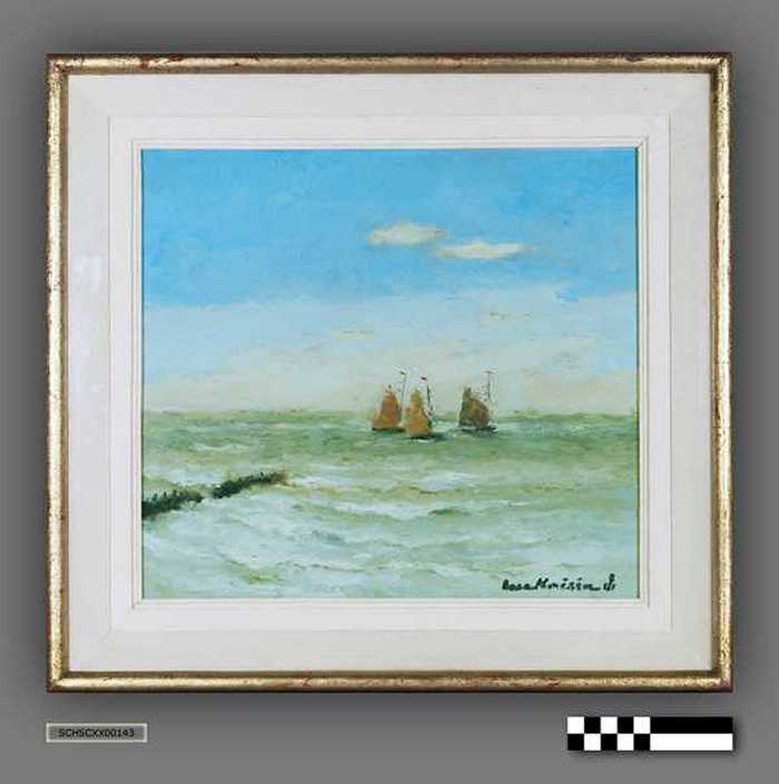 Drie boten op zee - Kaisin