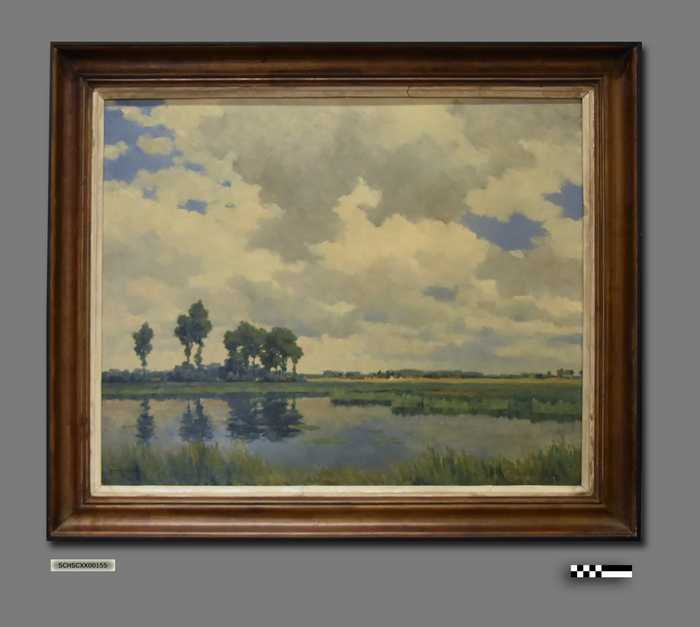 Schilderij Leiestreek