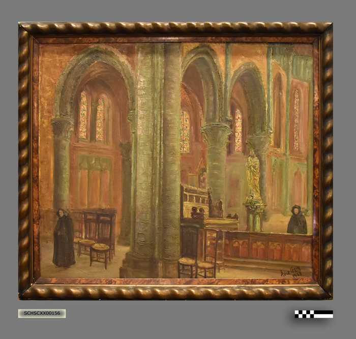 Binnenzicht kerk Lissewege