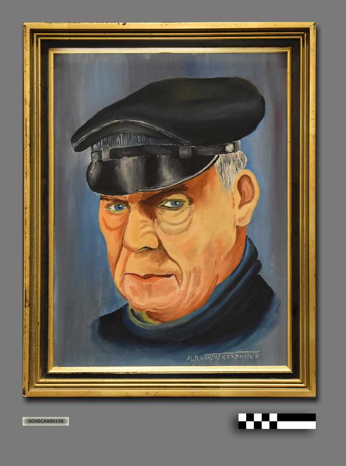 Schilderij portret Jules de Visser