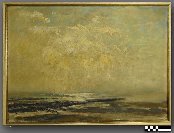 Zeezicht vanop het strand