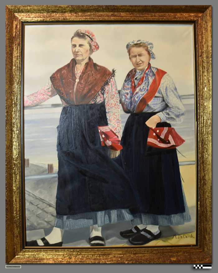 Schilderij Lea Balyu en Maria Storm