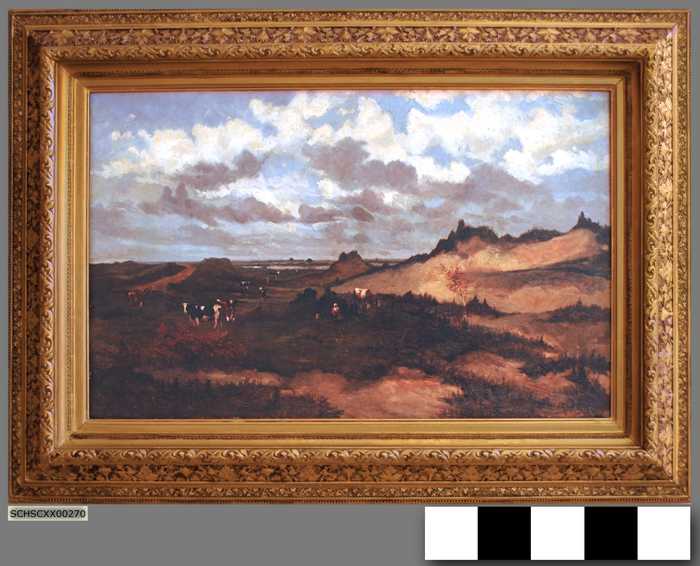 Landschap met koeien