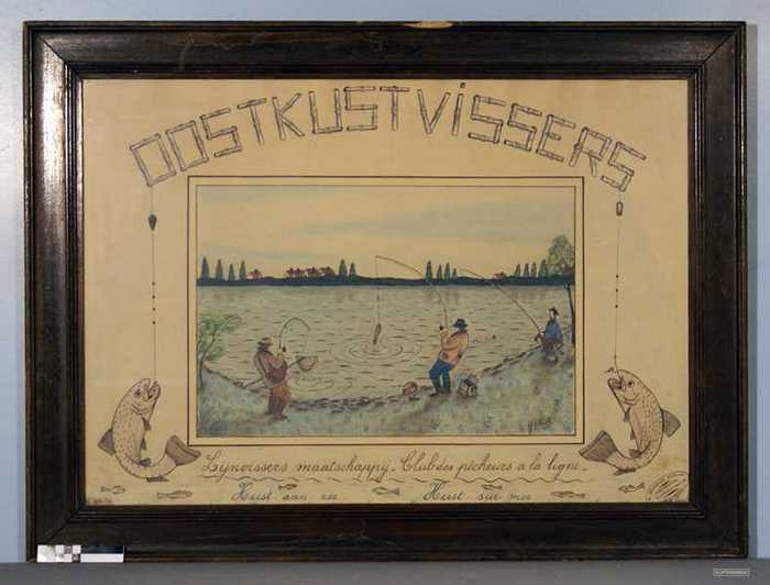 Reklameprent: Lijnvissersmaatschappy 'Oostkustvissers'