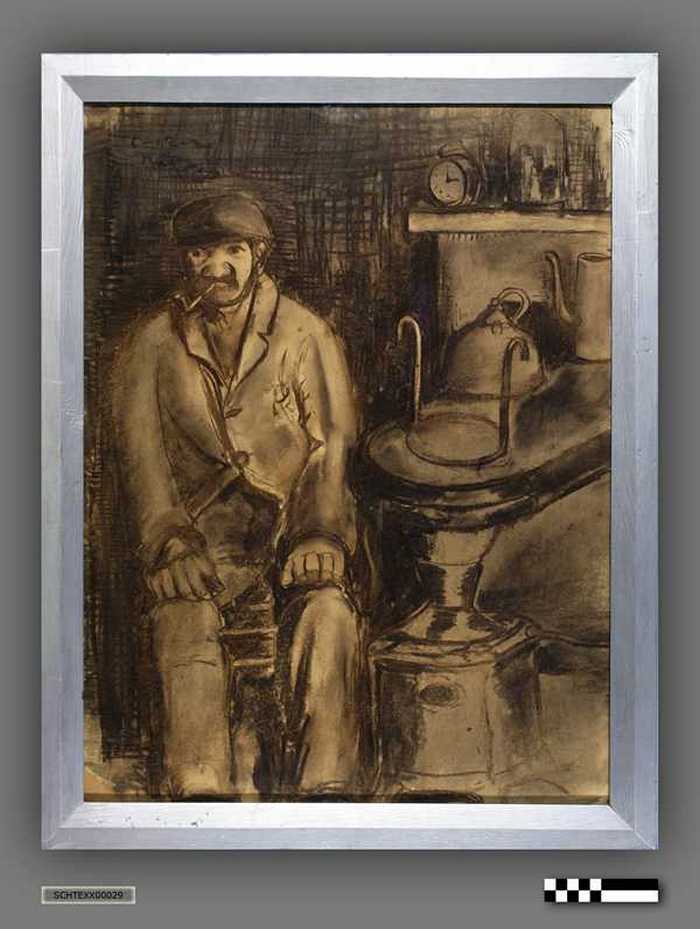 Portret: Man aan leuvense stoof