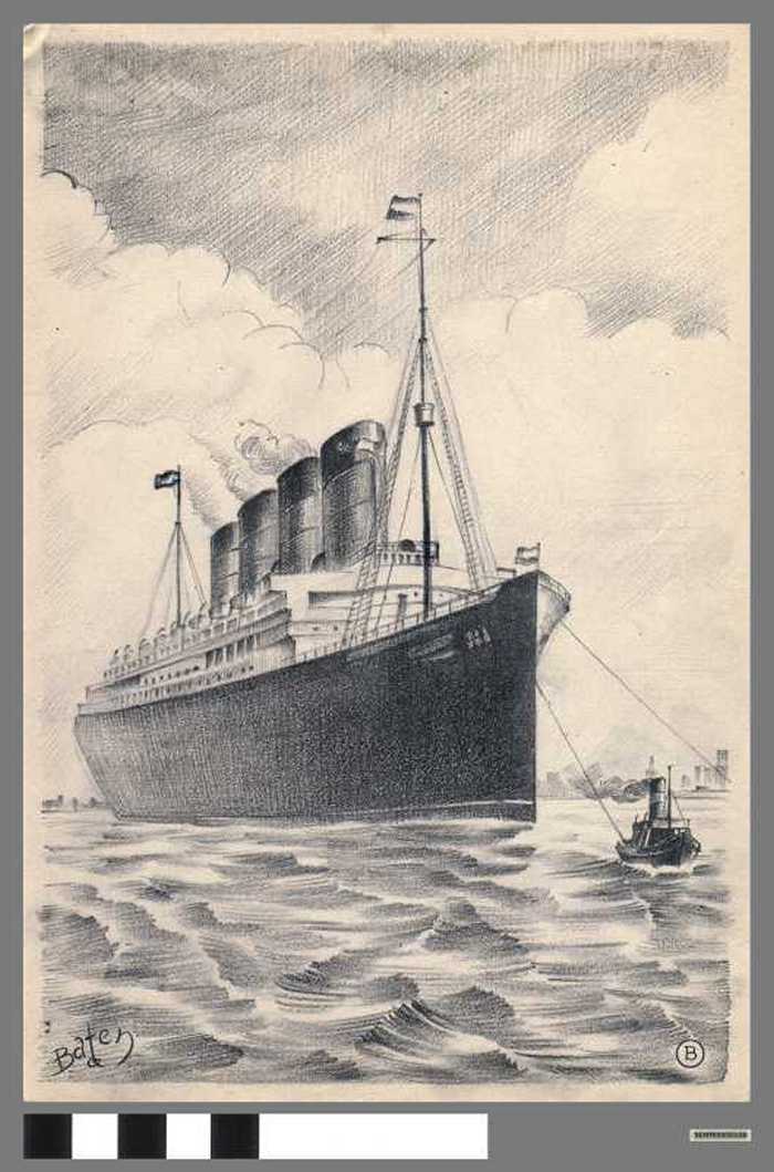 Schepen III -Contéteekeningen. B