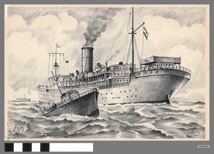 Schepen III -Contéteekeningen. F