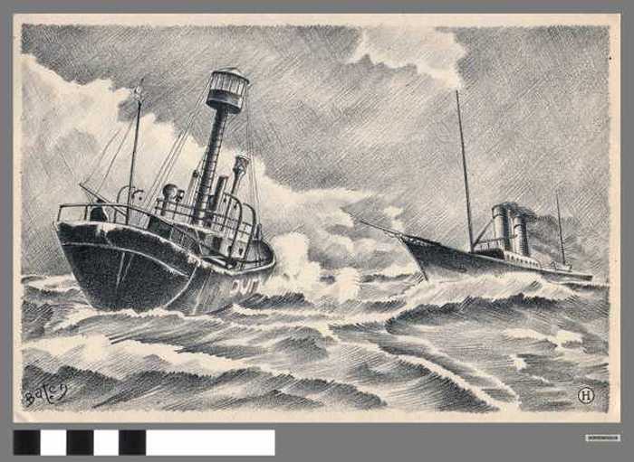 Schepen III -Contéteekeningen. H