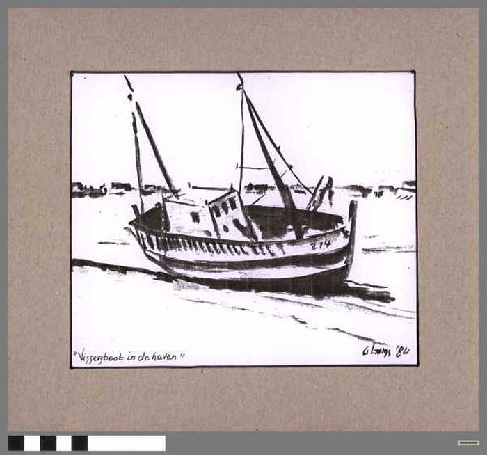 Vissersboten in de haven